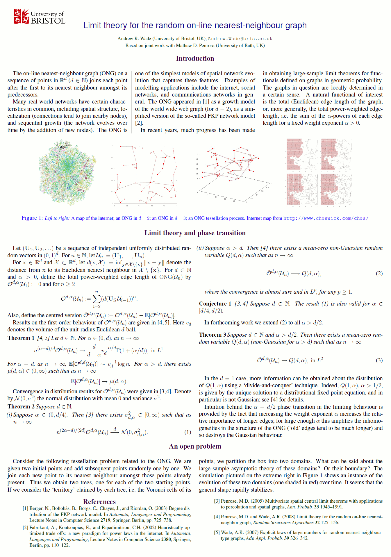 [Limit theory for the random on-line nearest-neighbour graph]