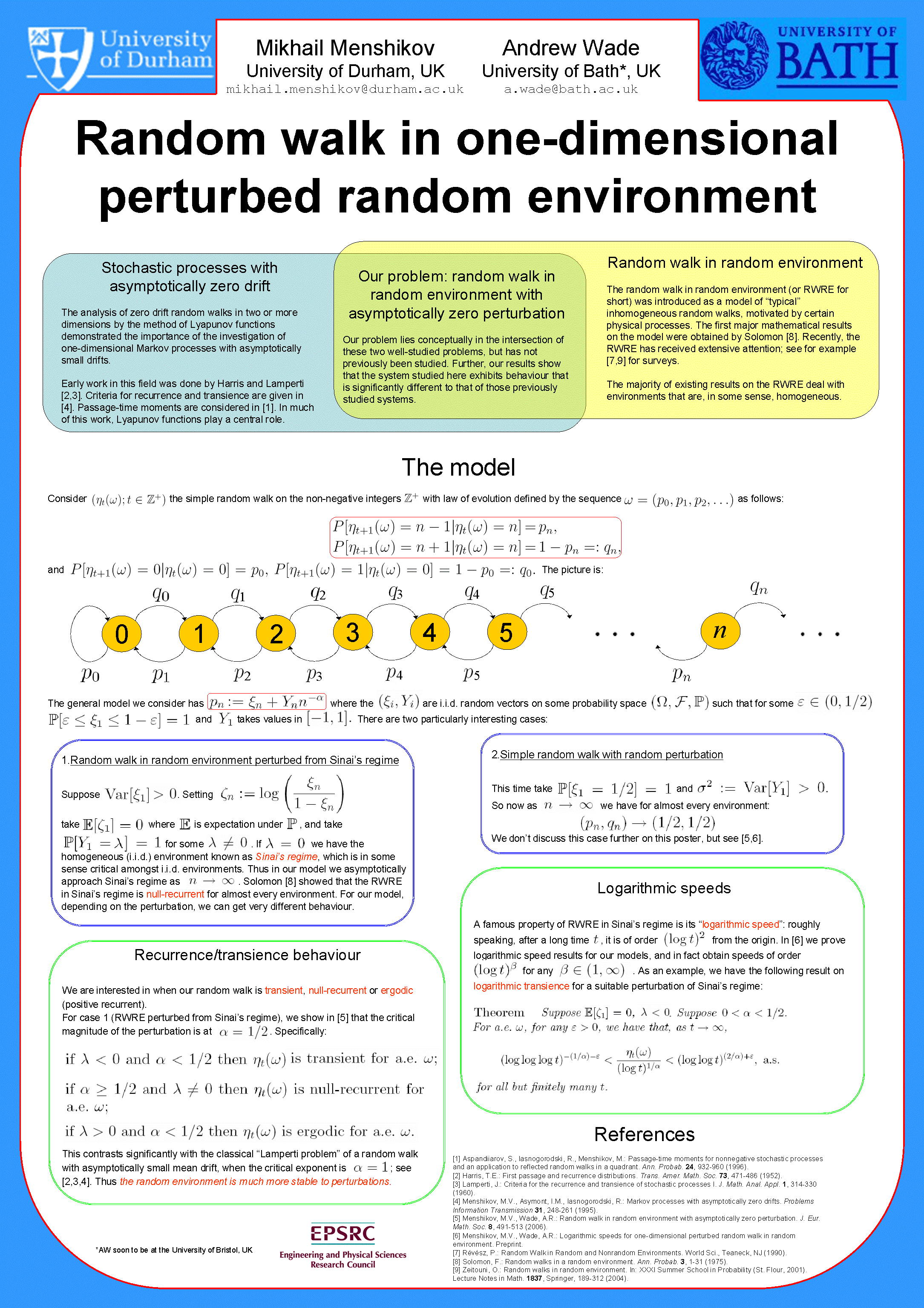 [Random walk in one-dimensional perturbed random environment]