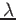 $\lambda$